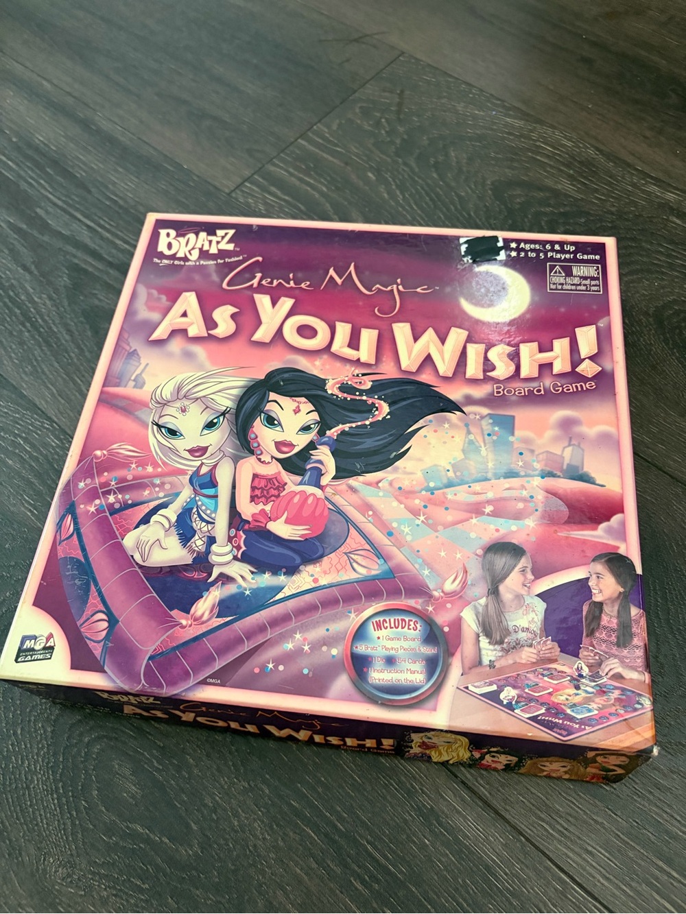 Bratz Genie Magic As You Wish! Board Game Vtg